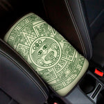 Green Maya Calendar Print Car Center Console Cover