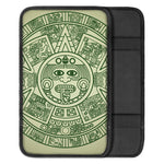 Green Maya Calendar Print Car Center Console Cover