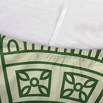Green Maya Calendar Print Sofa Cover