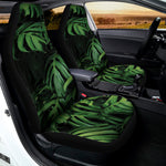 Green Monstera Leaf Print Universal Fit Car Seat Covers