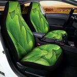 Green Oak Leaf Print Universal Fit Car Seat Covers