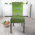 Green Pit Viper Print Dining Chair Slipcover