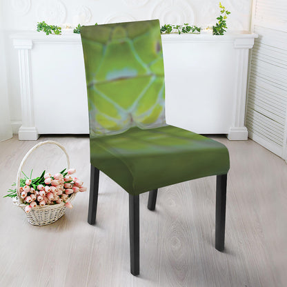 Green Pit Viper Print Dining Chair Slipcover