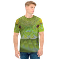 Green Pit Viper Print Men's T-Shirt
