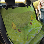 Green Pit Viper Print Pet Car Back Seat Cover