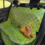 Green Pit Viper Print Pet Car Back Seat Cover