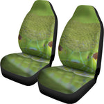 Green Pit Viper Print Universal Fit Car Seat Covers