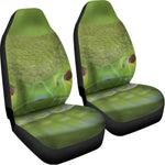 Green Pit Viper Print Universal Fit Car Seat Covers