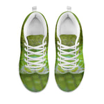 Green Pit Viper Print White Sneakers
