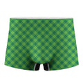 Green Plaid Saint Patrick's Day Print Men's Boxer Briefs