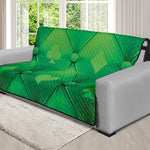 Green Playing Card Suits Pattern Print Futon Protector