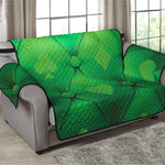 Green Playing Card Suits Pattern Print Loveseat Protector