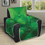 Green Playing Card Suits Pattern Print Recliner Protector