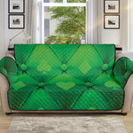 Green Playing Card Suits Pattern Print Sofa Protector