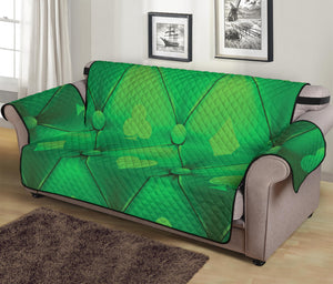 Green Playing Card Suits Pattern Print Sofa Protector