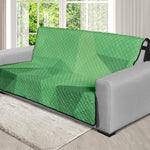 Green Polygonal Geometric Print Futon Protector