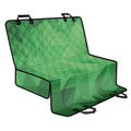 Green Polygonal Geometric Print Pet Car Back Seat Cover