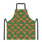 Green Pumpkin Pattern Print Apron