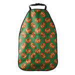 Green Pumpkin Pattern Print Car Seat Organizers