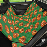 Green Pumpkin Pattern Print Pet Car Back Seat Cover