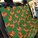 Green Pumpkin Pattern Print Pet Car Back Seat Cover