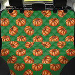 Green Pumpkin Pattern Print Pet Car Back Seat Cover