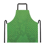 Green Python Snakeskin Print Apron