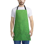 Green Python Snakeskin Print Apron