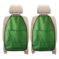 Green Python Snakeskin Print Car Seat Organizers