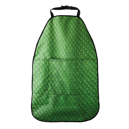 Green Python Snakeskin Print Car Seat Organizers