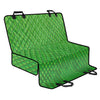 Green Python Snakeskin Print Pet Car Back Seat Cover