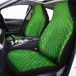 Green Python Snakeskin Print Universal Fit Car Seat Covers