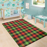 Green Red And Black Buffalo Plaid Print Area Rug
