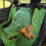 Green Reticulated Python Snake Print Pet Car Back Seat Cover