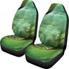 Green Reticulated Python Snake Print Universal Fit Car Seat Covers