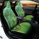 Green Reticulated Python Snake Print Universal Fit Car Seat Covers