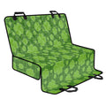Green Shamrock Plaid Pattern Print Pet Car Back Seat Cover