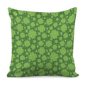 Green Shamrock Plaid Pattern Print Pillow Cover