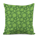 Green Shamrock Plaid Pattern Print Pillow Cover