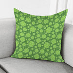 Green Shamrock Plaid Pattern Print Pillow Cover