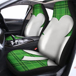 Green Shamrock Tartan Print Universal Fit Car Seat Covers