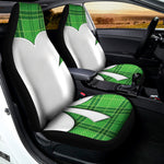 Green Shamrock Tartan Print Universal Fit Car Seat Covers