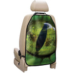 Green Snake Eye Print Car Seat Organizers