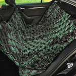 Green Snakeskin Print Pet Car Back Seat Cover