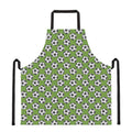 Green Soccer Ball Pattern Print Apron