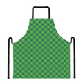Green St. Patrick's Day Plaid Print Apron