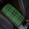 Green Stewart Tartan Pattern Print Car Center Console Cover