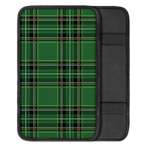 Green Stewart Tartan Pattern Print Car Center Console Cover