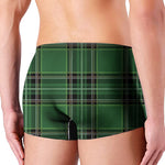 Green Stewart Tartan Pattern Print Men's Boxer Briefs