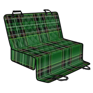 Green Stewart Tartan Pattern Print Pet Car Back Seat Cover